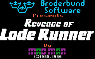 Revenge of Lode Runner Title Screen